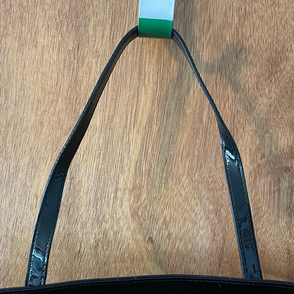 kate spade Black Patent Leather Tote Shoulder Bag